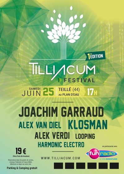 Ce Week end retrouvez nous : – Festival Tilliacum Festival – Le Mans soirée…