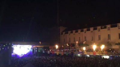 Effets flammes pompiers de Nantes Bal du 13 juillet 2016