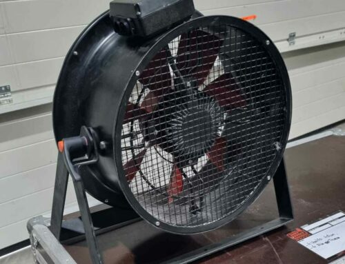 Ventilateur Pale Rouge 40 cm